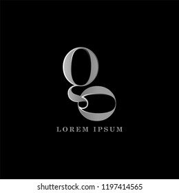 OG / G letter logo template vector illustration graphic design