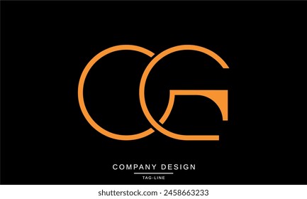 OG, GO Letras Abstractas Logo Fuente Vector Monograma Diseño