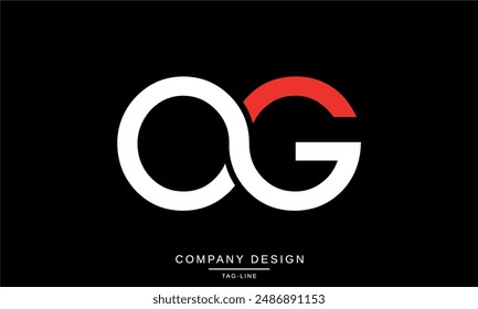 OG, GO Abstract Letters Logo Monogram design Vector Icon