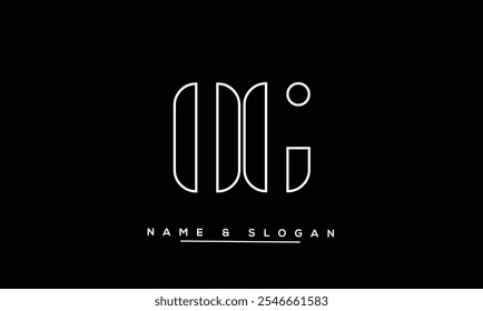 OG, GO Abstract Letters Logo Monogram