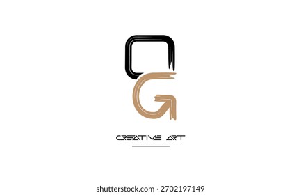 OG, GO, O, G abstract letters logo monogram