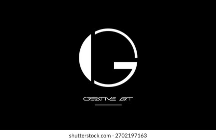 OG, GO, O, G letras abstratas monograma de logotipo