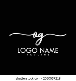 OG-Logo-Design-Vektorgrafik