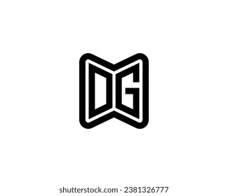 OG logo design vector template