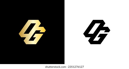 OG Logo, OG Monogram, Initial OG Logo, Letter OG Logo, Creative Icon, vector,eps