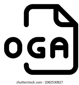 Los archivos OGA son esencialmente sólo el elemento audio