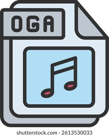 OGA Outline Filled Style Icon