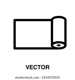oga-mat icon,vector illustration. yoga-mat icon illustration isolated on White background, yoga-mat.eps