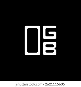 OGB carta logotipo criativo design com gráfico vetorial, OGB logotipo simples e moderno. Design de alfabeto luxuoso OGB  
