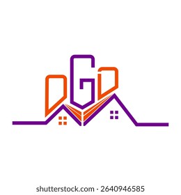 OGD Real State logo design, OGD simple and modern logo. OGD luxurious alphabet design  