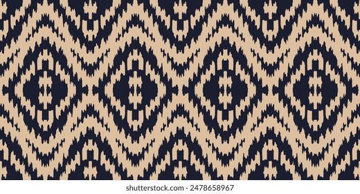 Ogee damasco marrón negro dibujo , Ornamental ogee sin fin ornamento sin fisuras moda sin fin patrón ilustración rayas Vector impresión etnia moda botánica dibujo colorido hermoso textil 