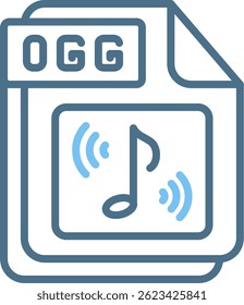 OGG Line Two Colour Icon