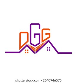 OGG Real State logo design, OGG simple and modern logo. OGG luxurious alphabet design  