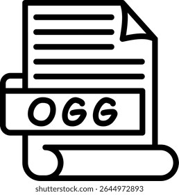 OGG Ogg Vorbis audio file format