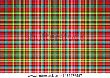 Ogilvie Tartan. Seamless rectangle pattern for fabric, kilts, skirts, plaids