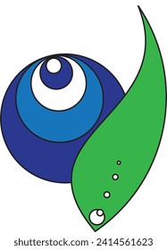 dibujo del cómic del icono de ogo
