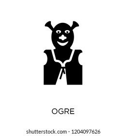 ogre icon. ogre symbol design from Fairy tale collection. Simple element vector illustration on white background.