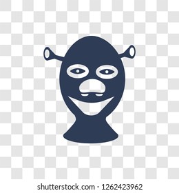 ogre icon. Trendy ogre logo concept on transparent background from Fairy Tale collection