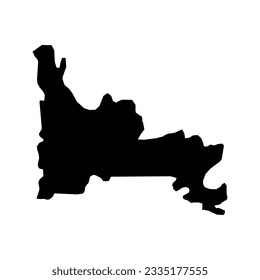 Ogun state map, administrative division of the country of Nigeria. Vector illustration.