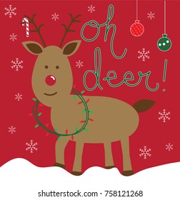 Oh Deer Christmas Reindeer