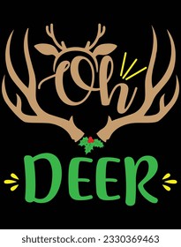 Oh deer EPS file for cutting machine. You can edit and print this vector art with EPS editor.