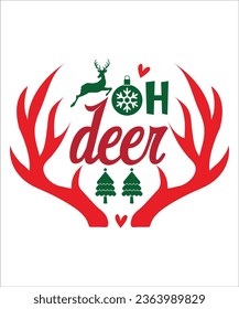Oh Deer SVG, Hunting Cut File ,Hunting Saying, Quote, Funny Hunting Shirt Print,Typography Design,christmas svg, Cut Files
