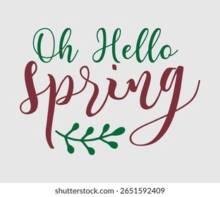 Oh Hello Spring, Happy Spring Eps design, Spring Eps Cut File, Hoppy t shirt, Bunny and spring Eps, Egg for Kids, Cut File Cricut