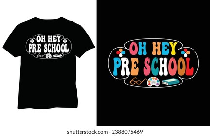 Oh Hey Preschool Shirt Preschool Teacher Shirt Hello Preschool Teacher Preschool Graduation Gift