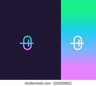 OH, HO Letter Logo Vector Template Abstract Monogram Symbol . Usable for Business sport, technology, fashion, digital And future creative logo