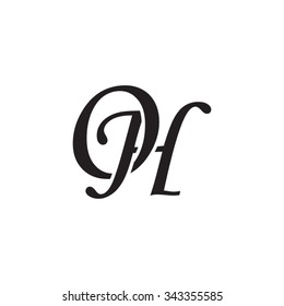 OH Initial Monogram Logo