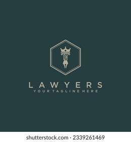 OH initials design modern legal attorney law firm lawyer advocate consultancy business logo vector