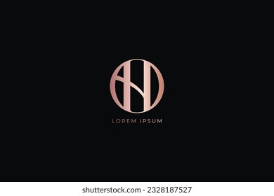 oh letter fashion brand design modern style creative golden wordmark design typography illustration, h creative, h luxury lettering, ho logo