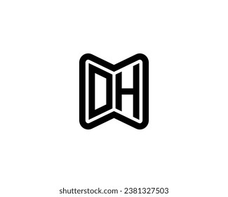 OH logo design vector template