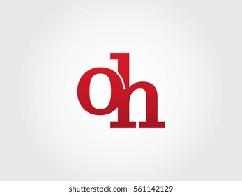 oh lowercase logotype