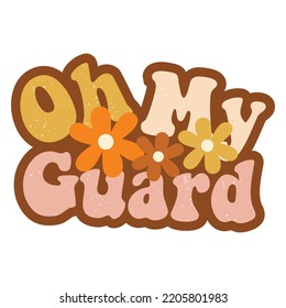 Oh my Guard Fall Shirt Print Template