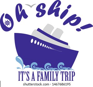 family cruise clip art