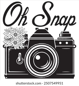 Oh Snap t shirt design vector file