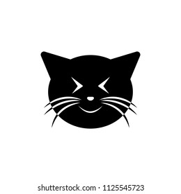 oh yeah cat icon. Element of emotions icon for mobile concept and web apps. Detailed oh yeah cat icon can be used for web and mobile on white background