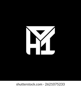 OHI letter logo creative design with vector graphic, OHI simple and modern logo. OHI luxurious alphabet design  