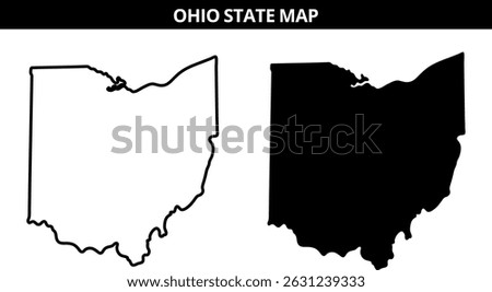 Ohio The Buckeye State vector art