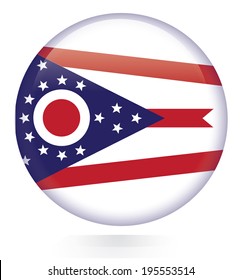 Ohio flag button