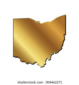 Ohio gold map logo