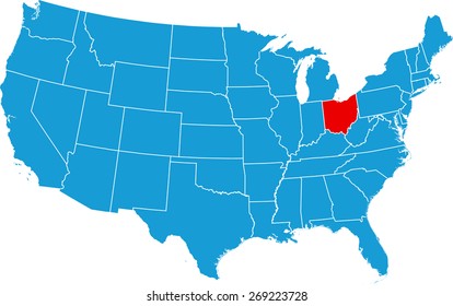 Ohio map