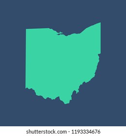 Ohio Map Vector