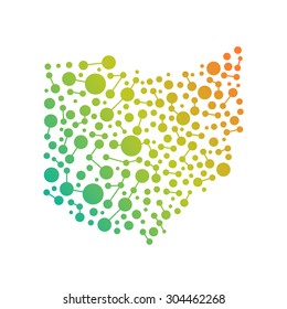 Ohio network map logo