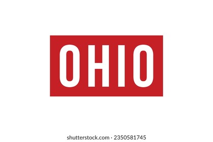 Ohio Rubber Stamp Seal Vector