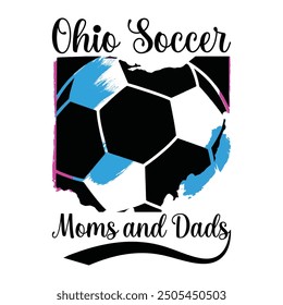 Ohio Soccer Football T-shirt Design