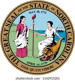 Ohio State Flag Seal Love Heart United States America American Illustration