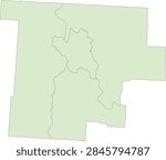 Ohio State Morgan County vector Census Tract polygon based on Tiger 2020 Census Data