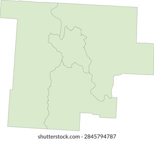 Ohio State Morgan County vector Census Tract polygon based on Tiger 2020 Census Data